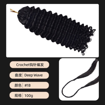 human crochet hair extension Pre-Separated Crochet Hair Reusable Micro Twists