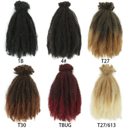 Promotion-Syntheitc Hair Afro Kinky Curl Bulk Hair for Braiding