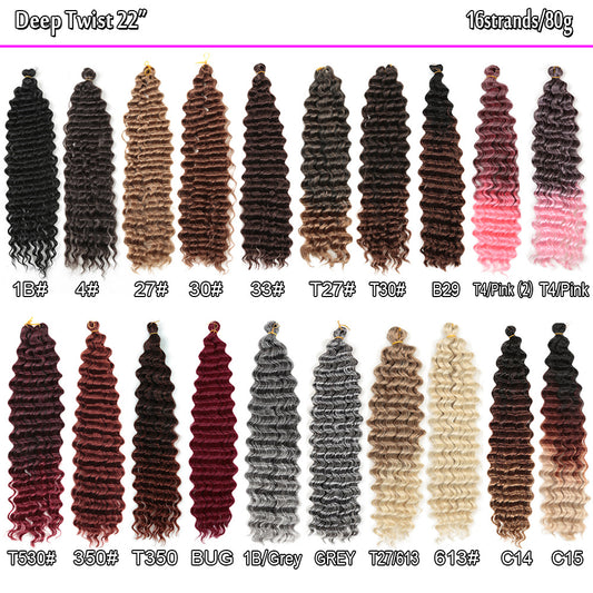 Promotion-Synthetic Hair Deep Twist Hair 22inch for Women