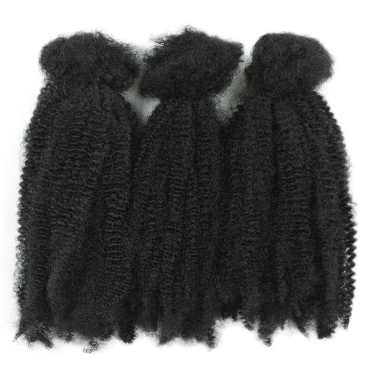 Promotion-Syntheitc Hair Afro Kinky Curl Bulk Hair for Braiding