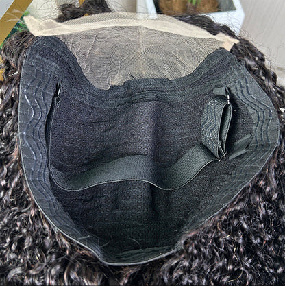 5x5 Glueless Human Hair Wig Pixie Curl Middle Part for Black Women