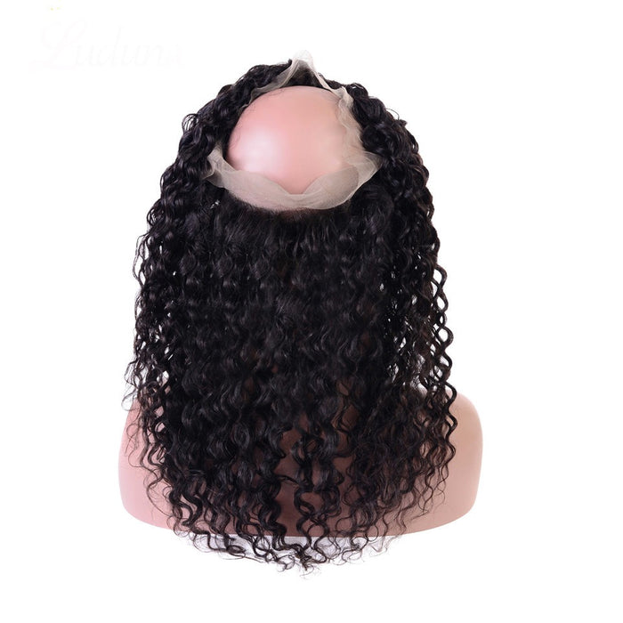 Surprisehair HD 360 Lace Frontal Deep Wave Transparent Lace Frontal Human Hair