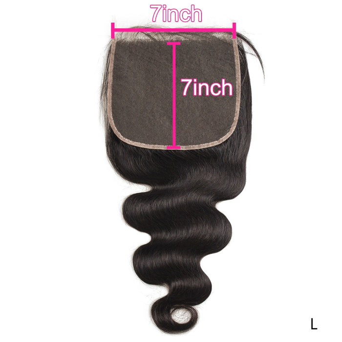 Surprisehair HD 7x7 Lace Closure Body Wave Transparent HD Closure Human Hair