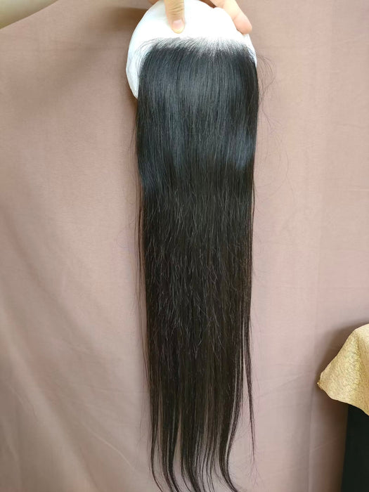 Surprisehair HD Lace Closure 5x5 Straight Transparent Lace Closure Human Hair