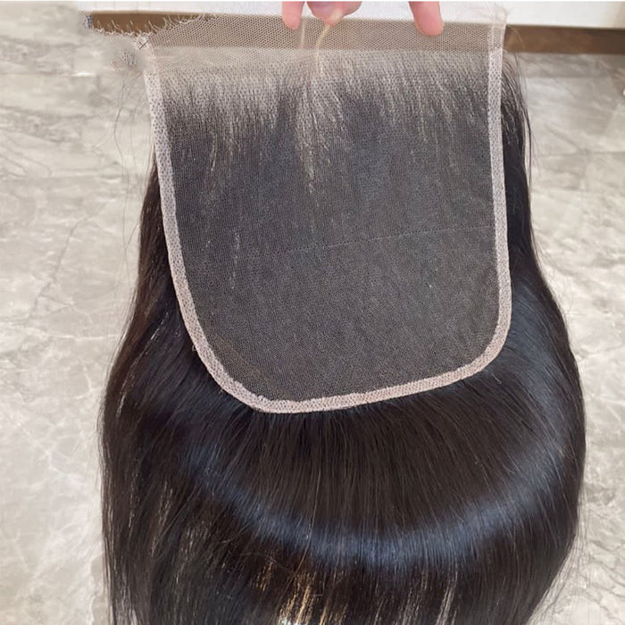 Surprisehair HD Lace Closure 5x5 Straight Transparent Lace Closure Human Hair