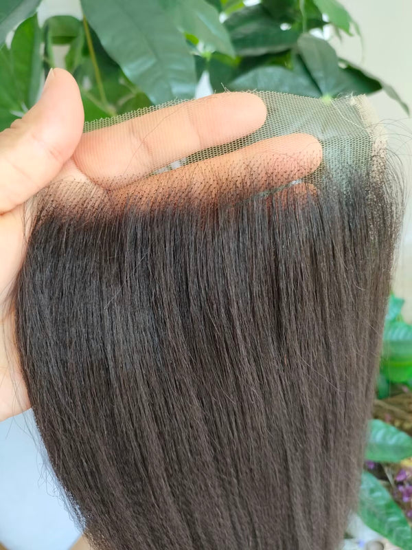 Surprisehair HD Lace Closure 5x5 yaki Transparent Lace Closure Human Hair