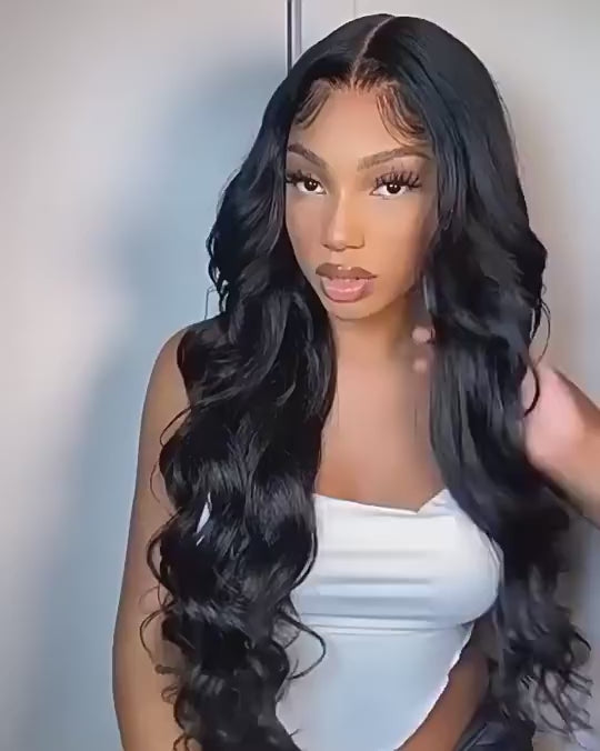 5x5 Lace Closure Wig Human Hair Body Wave 150% Density for Black Women