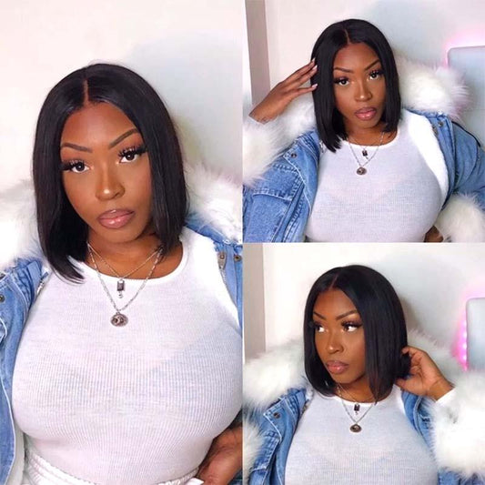 free part bob wig human hair 