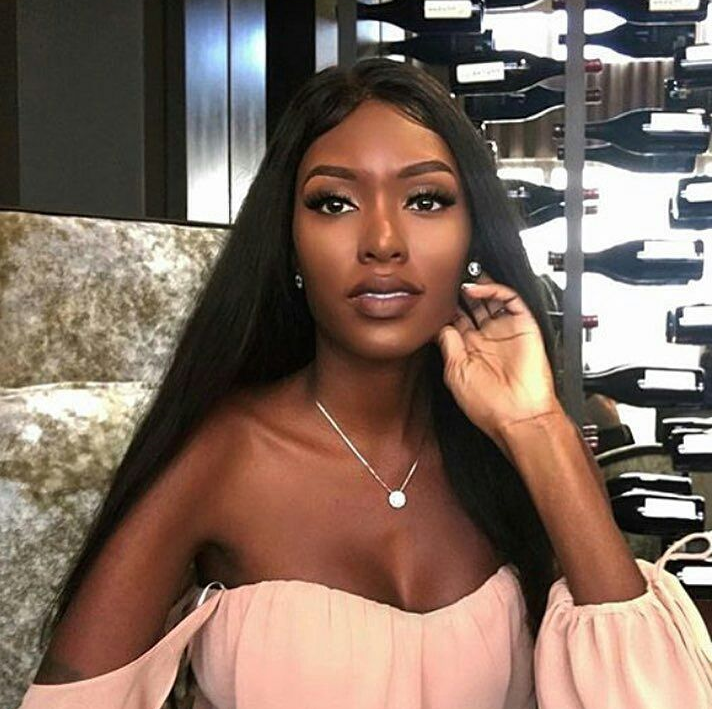 peruvian straight lace wig