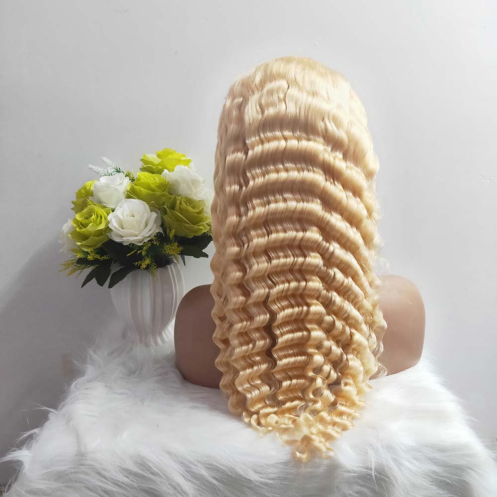 613 full lace wig deep wave for African American