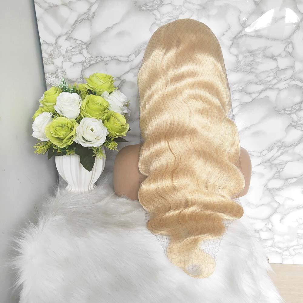 613 body wave human hair full lace wig 
