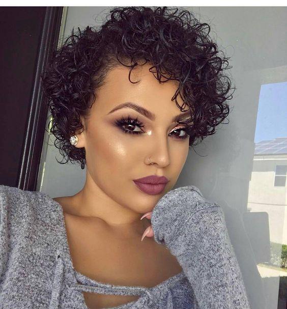 full lace pixie cut wig human hair for black women