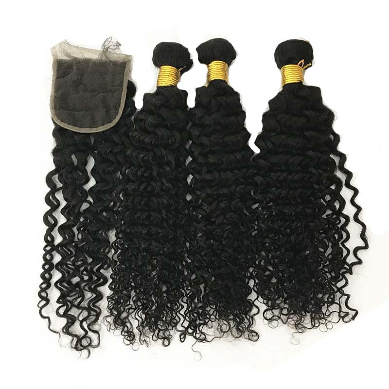 jerry curl weave human hair