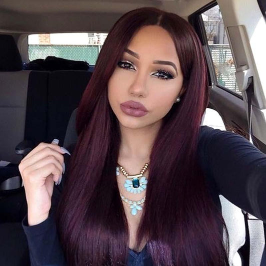 99J straight human hair bundle for black women