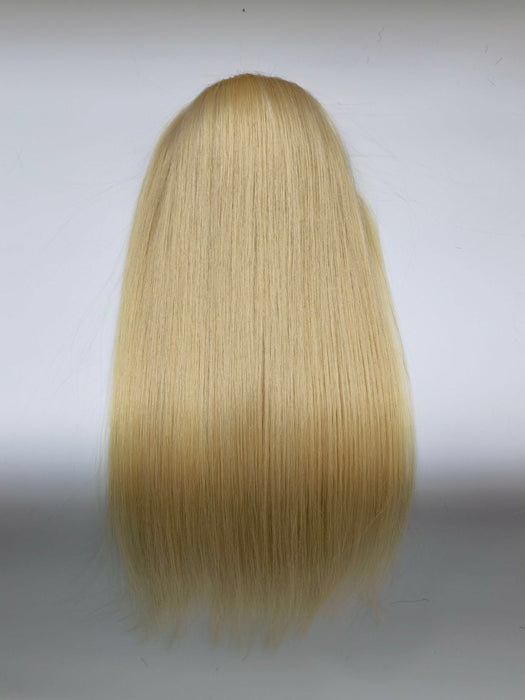  Blonde Human Hair Drawstring Ponytail Straight Hair extension