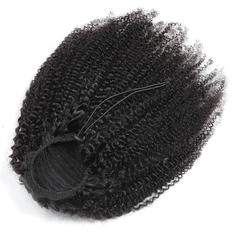 Brazilian Hair Kinky Curly Ponytail for Black Women