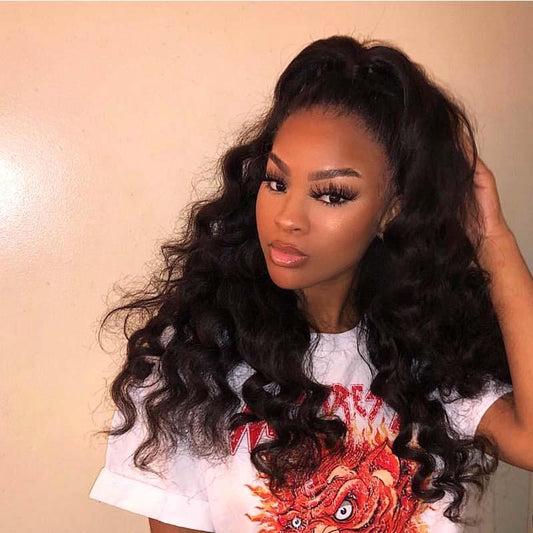 Brazilian deep wave human hair for African American