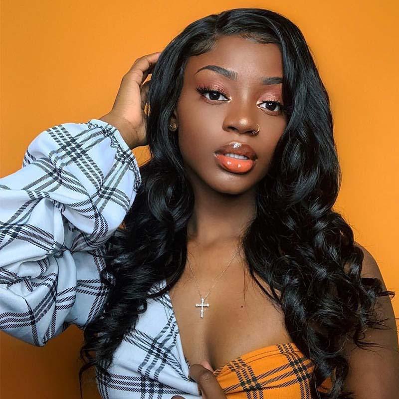 Brazilian loose wave human hair 