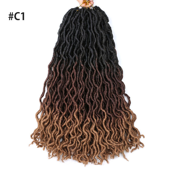 ombre faux braids 18inch for black women