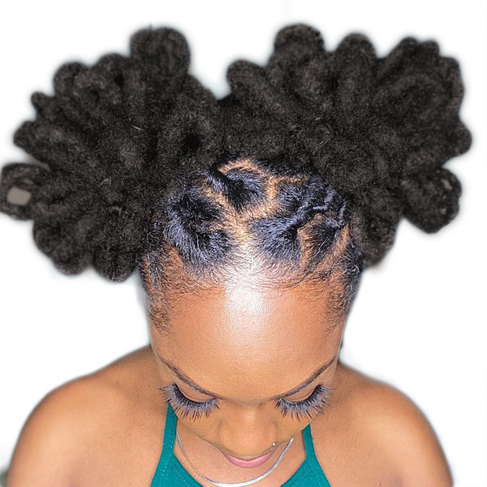 dreadlock bun hair extension for black women