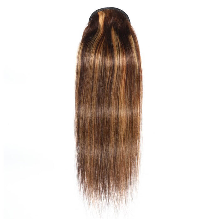 Highlight Human Hair Drawstring Ponytail for African American
