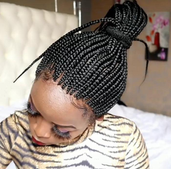Micro Braid wig for black women