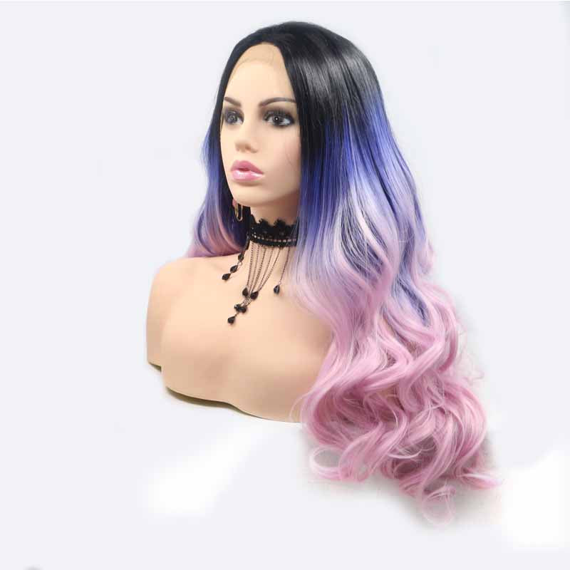synthetic lace front wig for black women