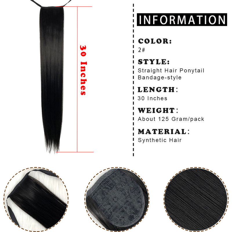 Long-Straight-Hair-Ponytail-Bandage-style-Wig-Ponytail