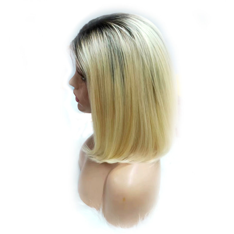  blonde ombre bob wig human hair for African American
