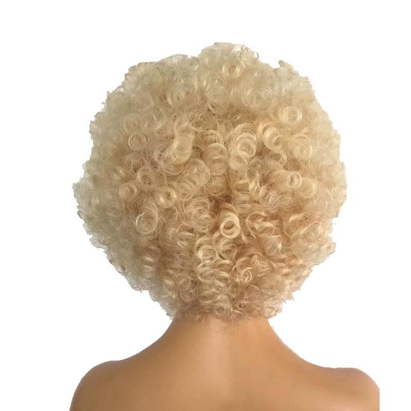 Blonde Afro Wig Human Hair Lace Front Brazilian Hair For Black Women Blonde Afro Wig Human Hair Lace Front Brazilian Hair For Black Women