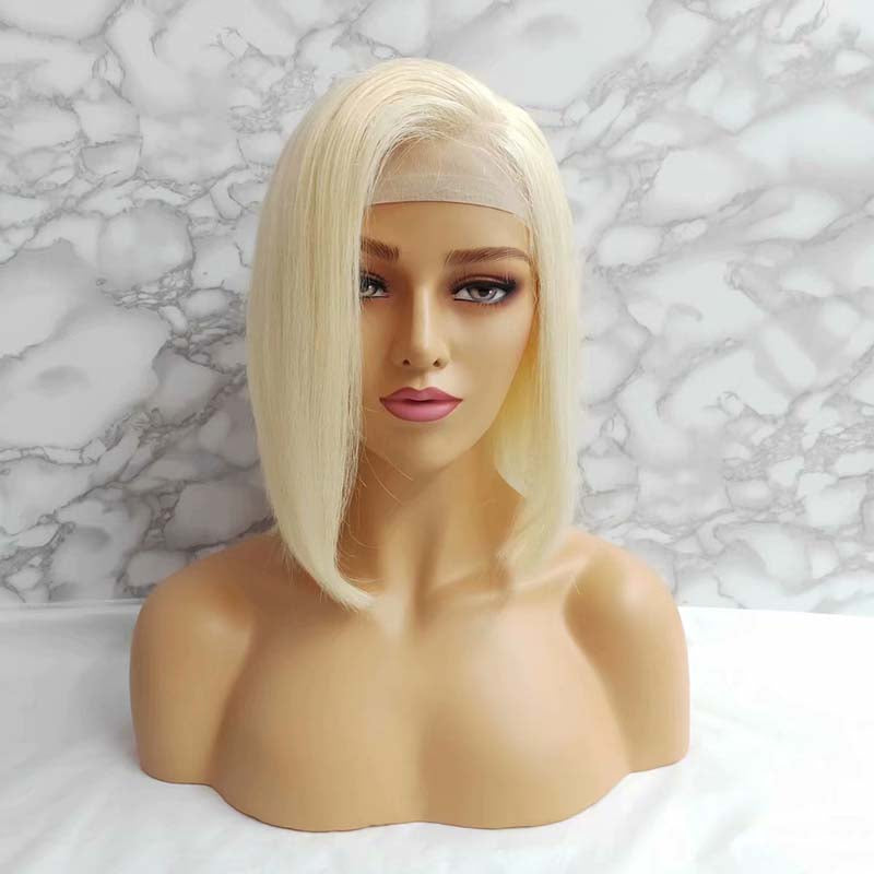 613 blonde bob wig human hair for African American