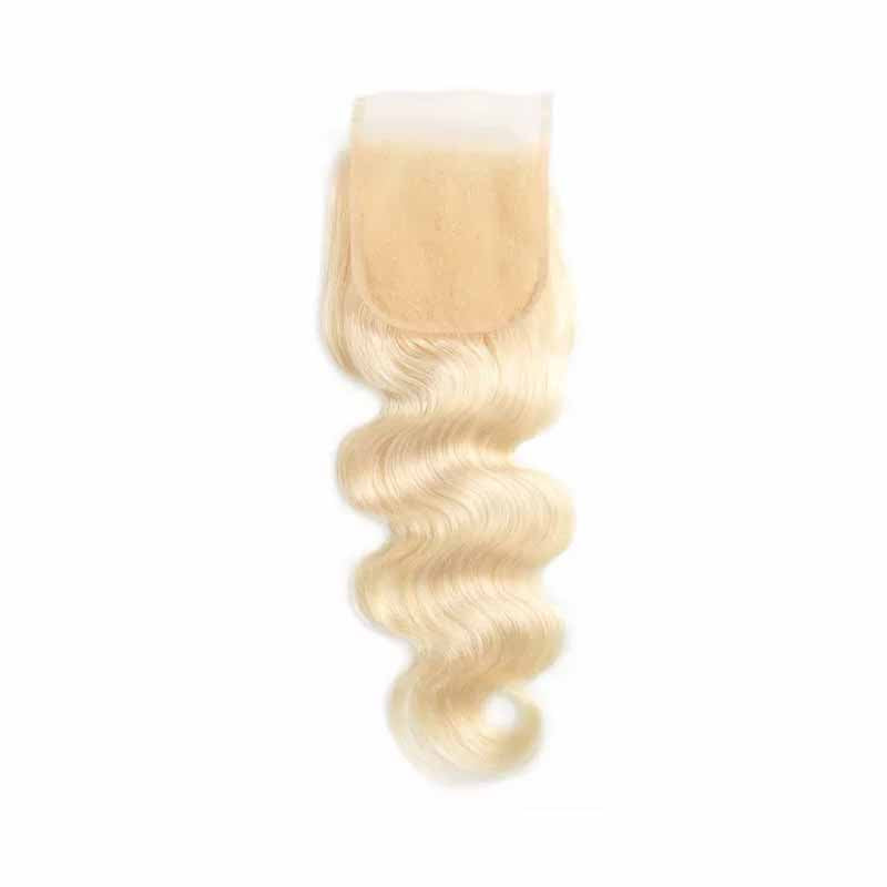 blonde lace closure wave