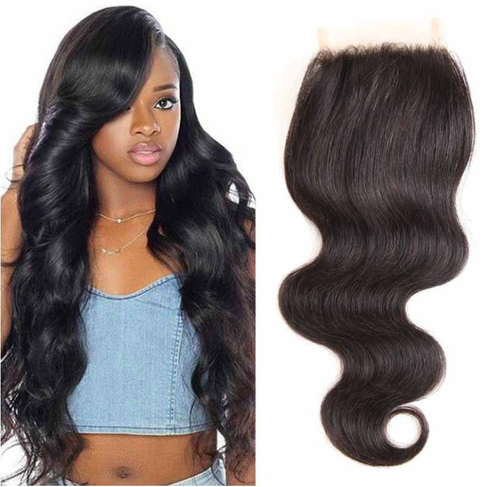  9A Grade Free Part Body Wave Lace Closures 