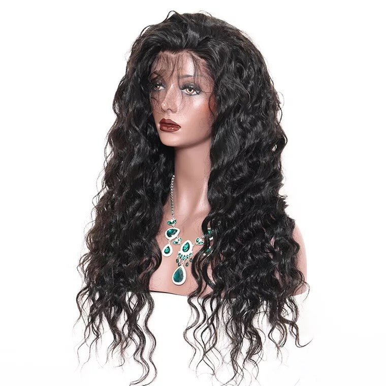 natural wave lace wig