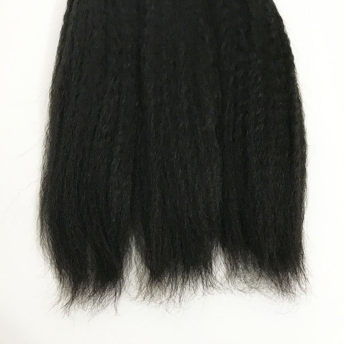 brazilian hair kinky straight yaki hair bundles