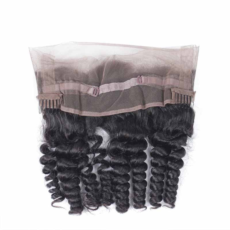 cheap malaysian loose wave 360 frontal 