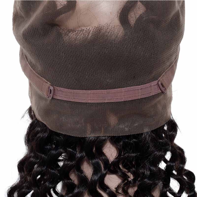cheap deep wave 360 lace front 