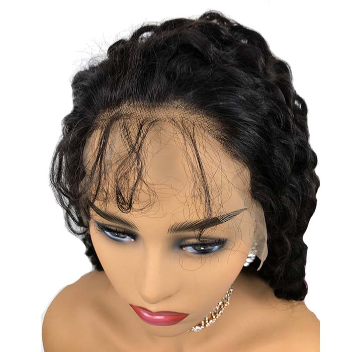 deep wave lace wig