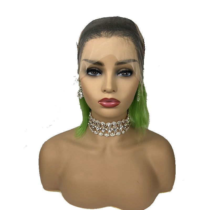  black green ombre wig