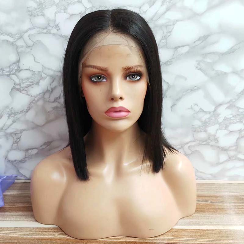 Black Human Hair BOB Wigs for African American 150% Density Surprisehair