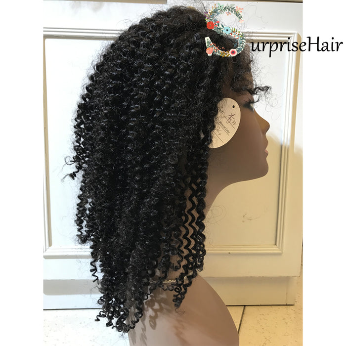 curly lace front wigs with baby hair 