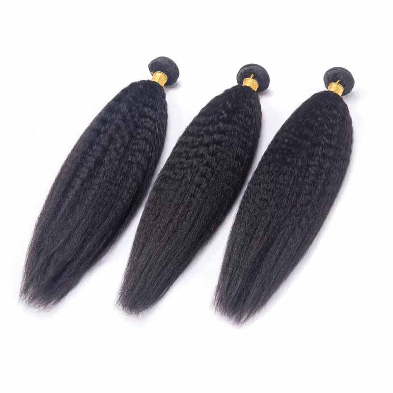 kinky straight human hair for weaving