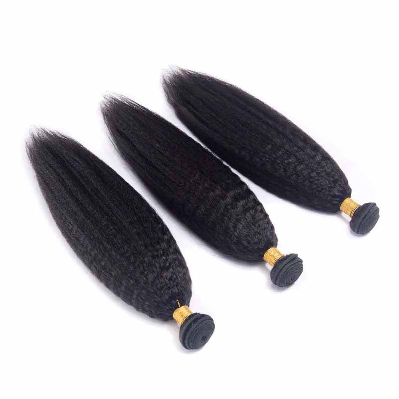kinky straight hair weave