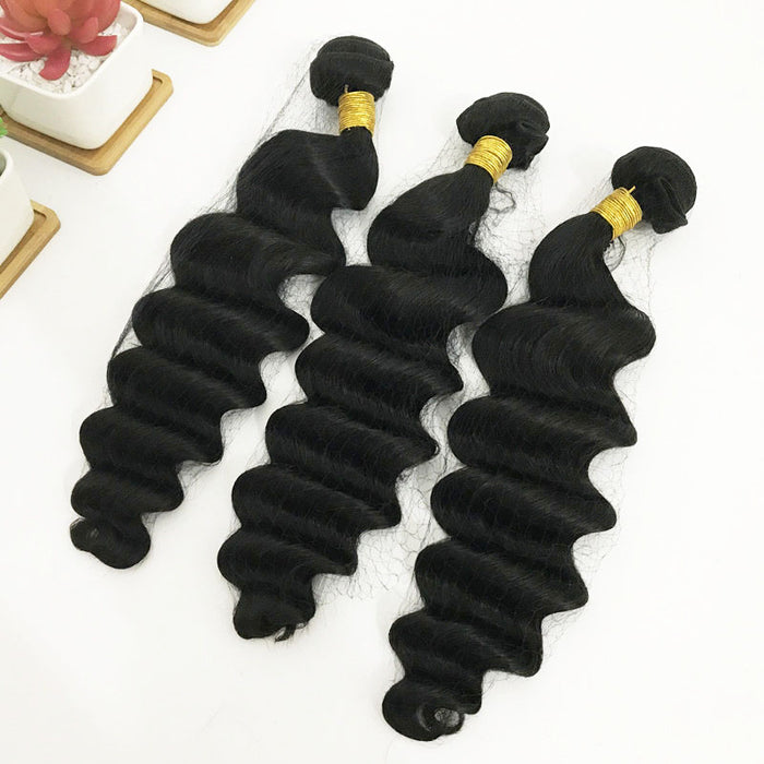 unprocessed virgin brazilian hair bundle loose deep wave 24 inches
