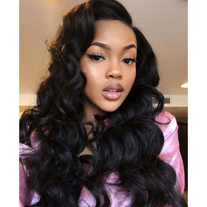 Brazilian Hair Loose Wave Full Lace Wig With Baby Hair for Sale