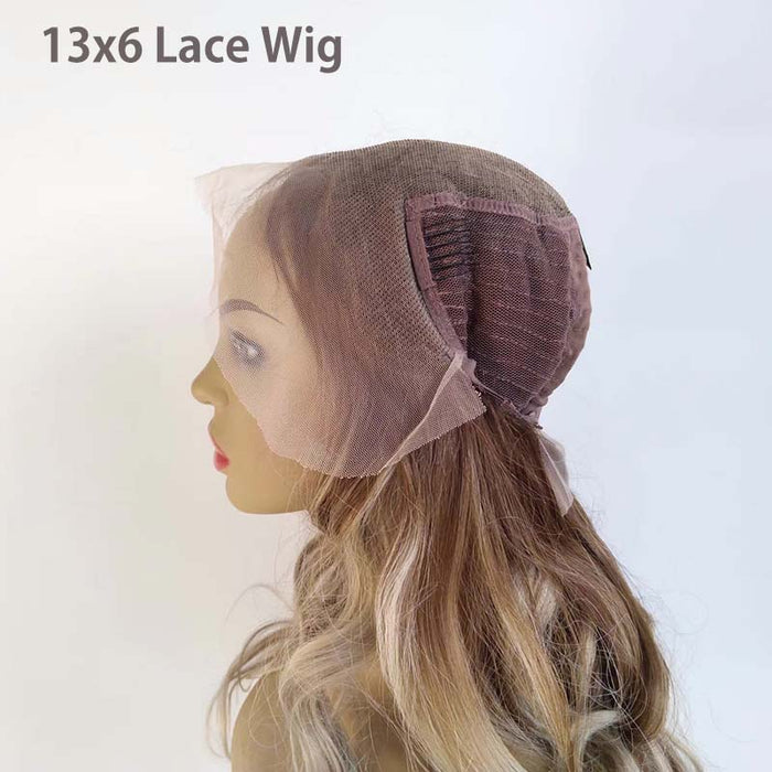 Highlight Lace Front Wig Human Hair Body Wave 20inch 
