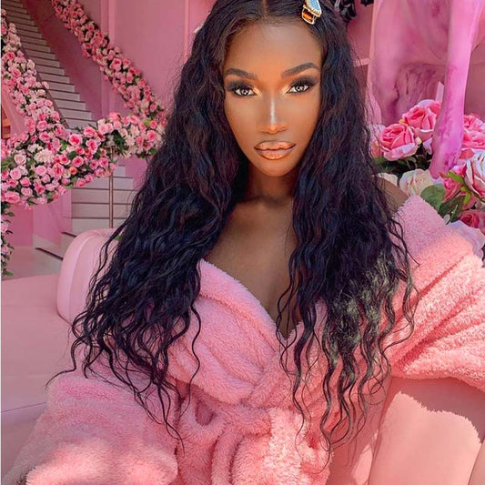 natural wave lace wig