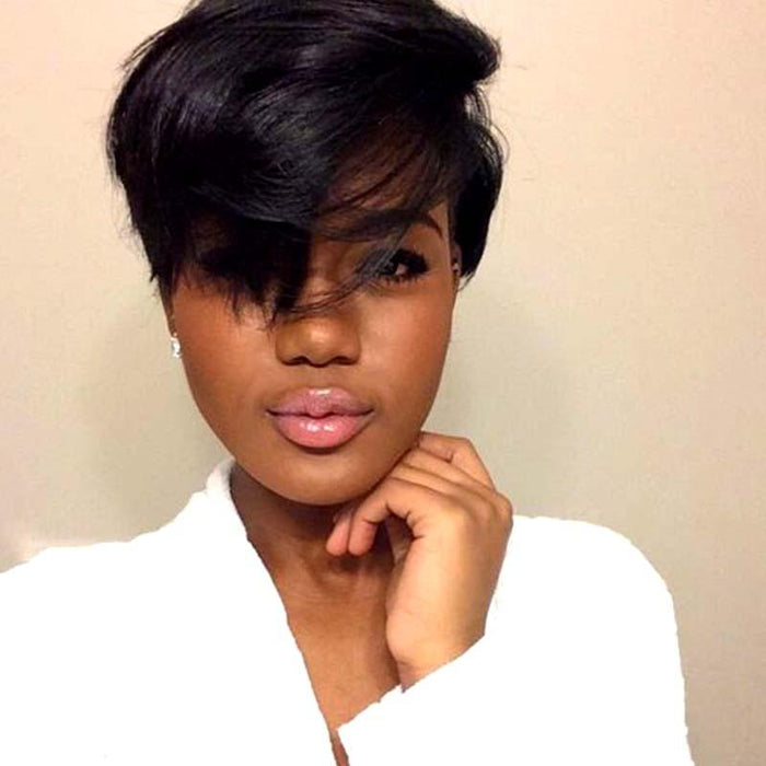 new pixie cut wig wave for black women