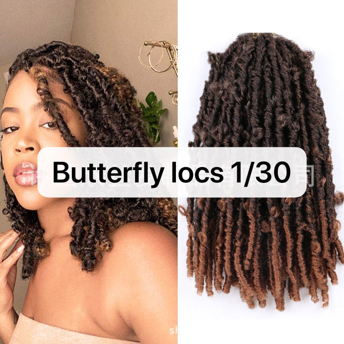 ombre butterfly locs braid 14inch