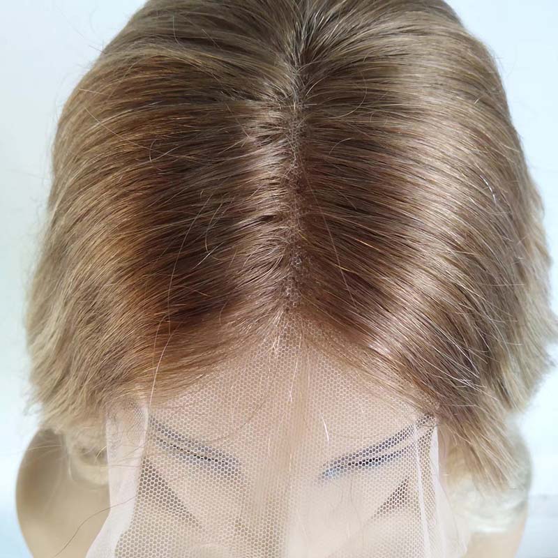 Honey Blonde Highlight Lace Front Wig 13x6 Body Wave Human Hair 